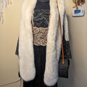 Faux fure vest